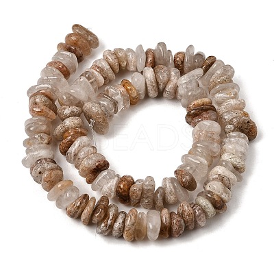 Natural Thousand Layer Phantom Quartz Layered Lodolite Quartz Thousand Layer Garden Quartz Beads Strands GG-CBAC13F-C04-01-1