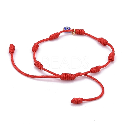 Adjustable Nylon Thread Charm Bracelets BJEW-JB06274-02-1