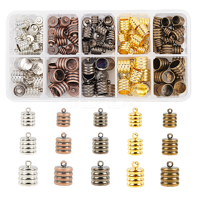 Brass Cord Ends KK-PH0004-51-1