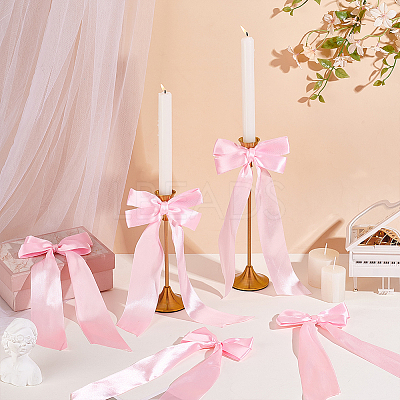 12Pcs Polyester Bowknot for Candle Decoration HJEW-PH02246-1
