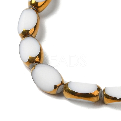 Electroplate Glass Beads Strands EGLA-P061-02A-07-1