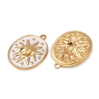 304 Stainless Steel Pendants STAS-N129-10G-01-1