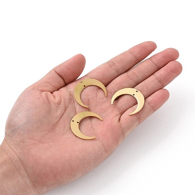 201 Stainless Steel 2-Loop Link Pendants STAS-N090-LA166-1