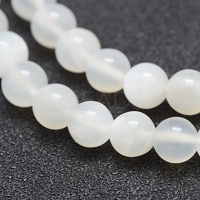 Natural White Moonstone Beads Strands G-J373-13-6mm-1