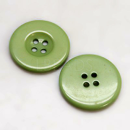 Resin Buttons RESI-D033-22mm-08-1