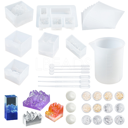 Olycraft DIY Resin Casting Molds Kits DIY-OC0001-60-1