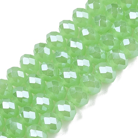 Electroplate Glass Beads Strands EGLA-A044-J8mm-A01-1