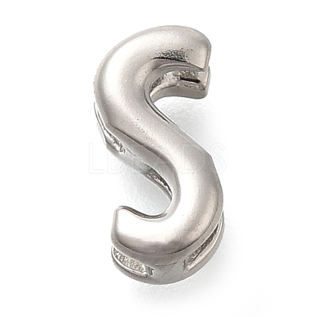 304 Stainless Steel Slide Charms STAS-B075-37P-S-1