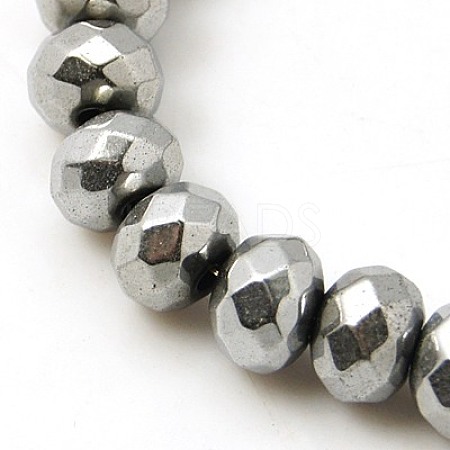 Non-magnetic Synthetic Hematite Beads Strands X-G-E166-3B-1
