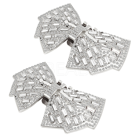 2Pcs Alloy Shoe Buckle Clips FIND-FG0003-10C-1