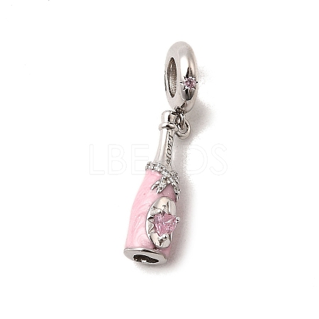 925 Sterling Silver European Dangle Charms STER-Z013-05G-1
