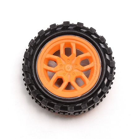 Plastic Toy Wheel AJEW-WH0258-061B-1