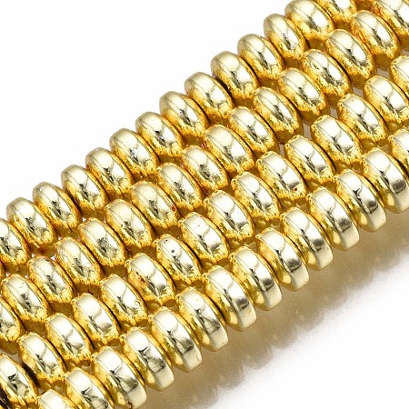 Electroplate Non-magnetic Synthetic Hematite Bead Strands X-G-Q465-19G-1