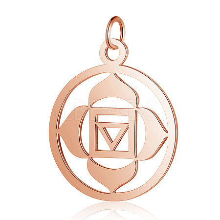 304 Stainless Steel Pendants STAS-S105-T529R-1