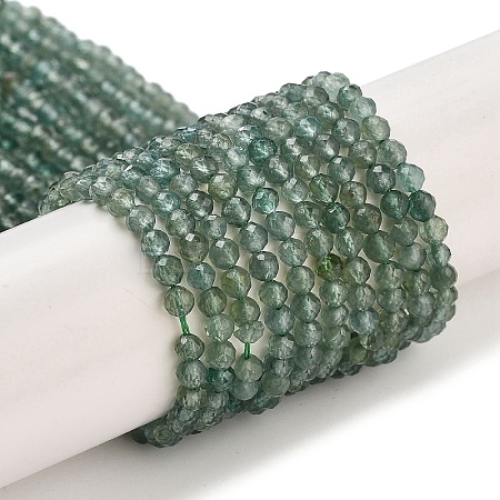Natural Green Apatite Beads Strands G-G105-A01-02-1