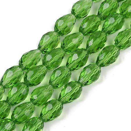 Transparent Glass Beads Strands EGLA-N013-T8mm-D14-1