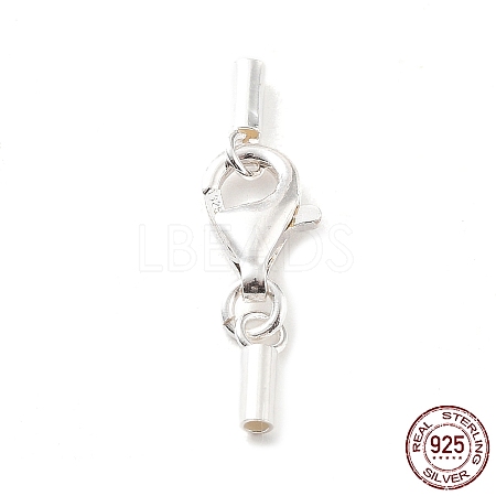 925 Sterling Silver Lobster Claw Clasps STER-P055-03A-S-1