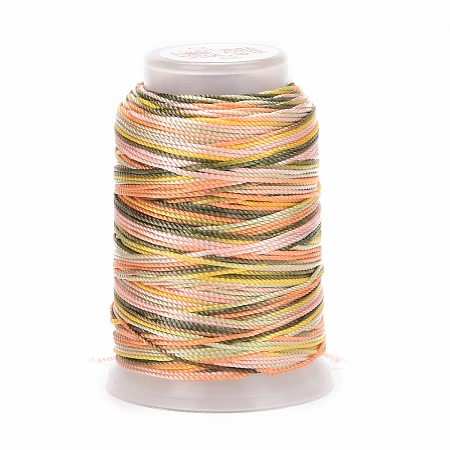 5 Rolls 12-Ply Segment Dyed Polyester Cords WCOR-P001-01B-05-1