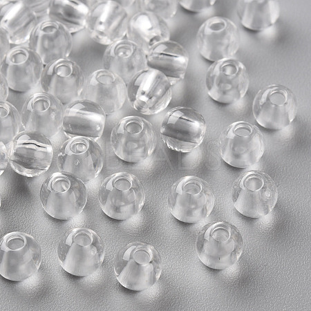 Transparent Acrylic Beads MACR-S370-A6mm-205-1