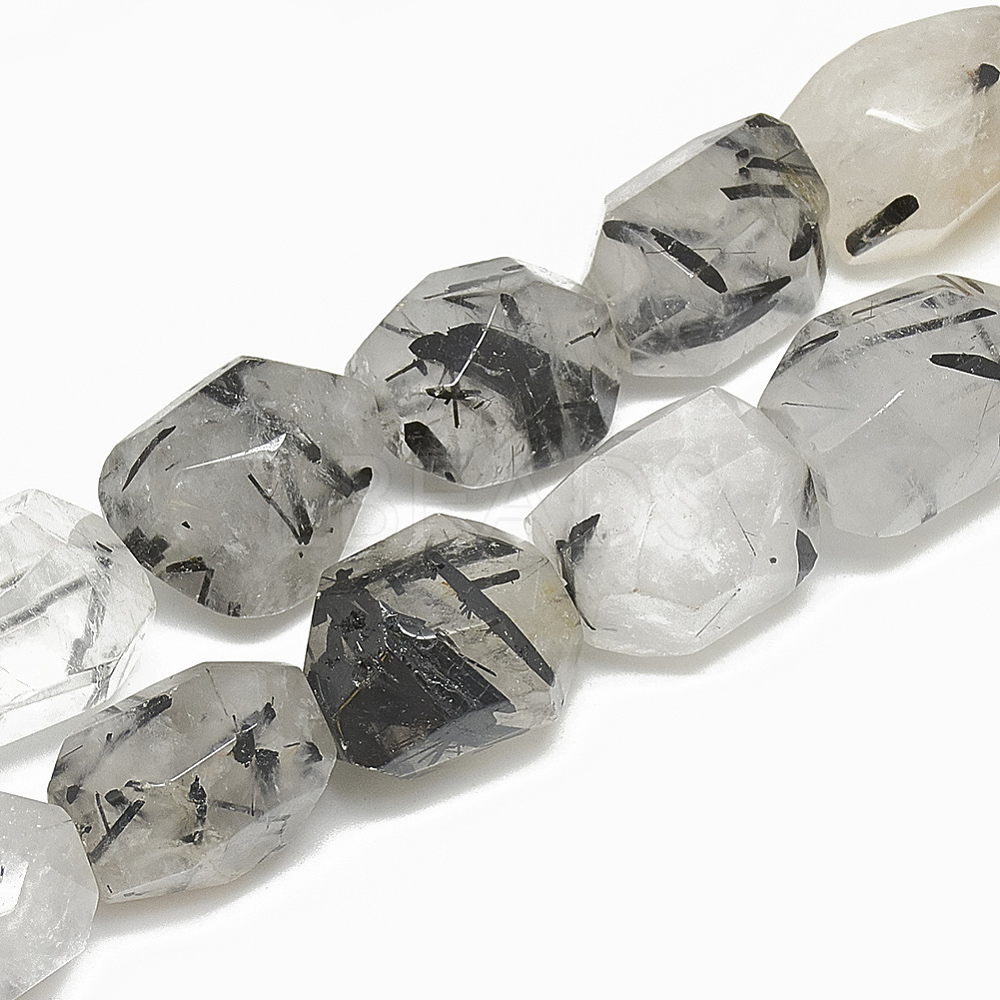 Natural Rutilated Quartz Beads Strands - Lbeads.com