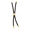 Twisted Nylon Cord Silder Bracelets DIY-B066-03G-08-1