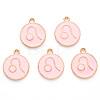 Alloy Enamel Pendants ENAM-S124-01A-09G-2
