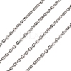 Tarnish Resistant 304 Stainless Steel Cable Chains CHS-K002-33-1