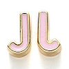 Rack Plating Alloy Enamel Beads LS-X-ENAM-S122-033J-NR-2
