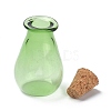 Glass Cork Bottles Ornament AJEW-O032-02C-3