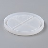 2 Compartments Round Tray Silicone Molds DIY-Z005-22-4
