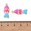 Printed Brass Pendants KK-CBA42CA-06G-02-3