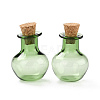 Round Glass Cork Bottles Ornament GLAA-D002-03B-1