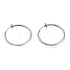 Non-Tarnish 304 Stainless Steel Retractable Earrings STAS-O135-01G-02-1