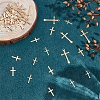 60Pcs 3 Styles Brass Pendants KK-HY0003-88G-4