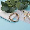 Natural Crazy Agate Beads Stretch Bracelets BJEW-JB05823-3
