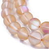 Synthetic Moonstone Beads Strands G-F142-12mm-13-3