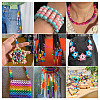 200Pcs Opaque Acrylic European Beads SACR-TA0001-58-8