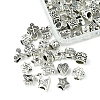 64Pcs 16 Styles Tibetan Style Alloy European Large Hole Beads FIND-FS0002-63-3
