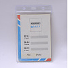 Plastic Badge Card Holders X-AJEW-R038-02-2