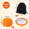 1Pc Pumpkin Flocking Jewelry Boxes VALE-BBC0001-01-2