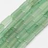 Natural Green Aventurine Beads Strands G-N0175-06-4x13mm-1