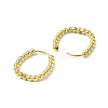 Real 18K Gold Plated 316 Stainless Steel Hoop Earrings EJEW-L267-005G-01-2