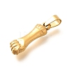 201 Stainless Steel Pendants STAS-Q344-05B-G-2