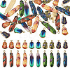 30Pcs 10 Styles Rack Plating Alloy Pendants FIND-TA0009-68-2