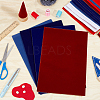 24Pcs 6 Colors Jewelry Flocking Cloth DIY-BC0013-25E-5