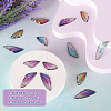 Transparent Resin Crystal AB Rhinestone Pendants Set RESI-TAC0002-46C-4