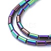 Electroplate Glass Beads Strands EGLA-K014-B-FP03-4