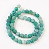 Natural Weathered Agate Beads Strands X-G-G589-8mm-08-4
