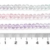 Transparent Painted Glass Beads Strands X-DGLA-A034-T3mm-A23-3