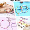 Flat Round Handmade Polymer Clay Beads CLAY-R067-6.0mm-13-4